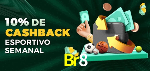 10% de bônus de cashback na Br8